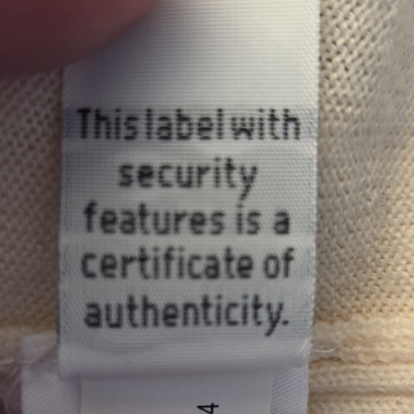 Diane Von Furstenberg Cream 100% Wool Shana Sweater With Lace Details Size L - Picture 6 of 7